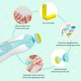 thumbnail image 5 of Electric Nail File Drill for Baby No Sharp Claws Hurt, 6 in 1 Safety Cutter Trimmer Clipper for Toes and Fingers, 5 of 6