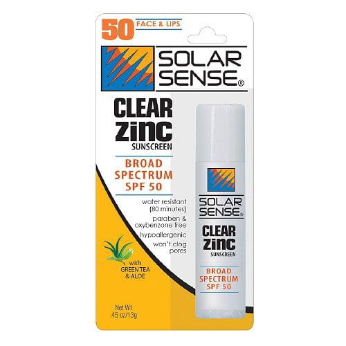 solar sense clear zinc sunscreen