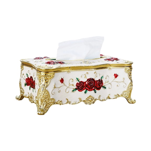Decorative Napkin Holder With Coating Fit Standard Size Tissues For Any Room