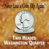 American Coin Treasures Two Headed Washington Quarter Made From Genuine United States Coins, Novelty, Magic, Collectible Coin