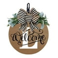 thumbnail image 1 of Xihbxyly Placa para Corona de Puerta Principal, Decoración para Todo El Año, Estilo de Temporada, Señal de Bendición Familiar, Lista para Regalar, Tamaño 30 X 30 Cm, 1 of 1