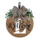 thumbnail image 1 of Placa Colgante Personalizada para Puerta de Entrada | Decoración de Temporada de 30 X 30 Cm con Cinta | Elija Entre 26 Letras para Un Letrero de Bienvenida Personalizado, 1 of 1