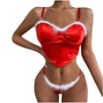 thumbnail image 2 of uublik Valentines Lingerie Set for Women Lace Babydoll Sexy Naughty Plus Size Bodysuit, 2 of 5