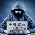 thumbnail image 2 of 104pcs Evil Eye Stickers Vinyl Eyes Sticker Colorful Evil Decal Waterproof Laptop Decals Aesthetic Stickers for Water Bottles Skateboard Scrapbook Aes, 2 of 4