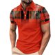 thumbnail image 1 of Camisa Casual Impresa de los Hombres, Top de Solapa de Manga Corta en Tela de Malla Ligera para Uso Al Aire Libre Y Diario, Blusa de Suéter Elegante, 1 of 9