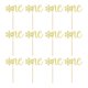 thumbnail image 1 of 24 Piezas Primeros de Magdalena con Letras de de Nieve / con Brillo Utensilios de Decoración Artículos de nieve perfecl tarjeta de inserción de pastel, 1 of 8