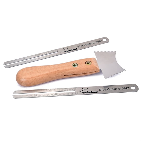 Naiovety Herramientas de reparación de diapasón a prueba de herrumbre, Kit de mantenimiento de guitarra de diapasón, Protector de diapasón estable, Accesorios para instrumentos musicales