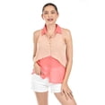 thumbnail image 1 of Blusa bicolor sin mangas Roman Fashion /Juvenil, 8038 (Coral) coral CH, 1 of 4