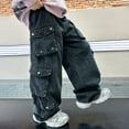 thumbnail image 4 of TBWNWG Baby Boy Jeans,Boys' Jeans Spring Medium Kids' Spring Slacks Boys' Spring Cargo Pants,Sizes 7-8 Years, 4 of 9