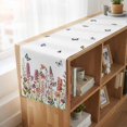thumbnail image 6 of Table Runners 36 Inches Long Dress Scarves, Spring Floral Farmhouse Kitchen Table Runner, Short Coffee Tablerunners, Watercolor Lavender Daisy Butterflies Botanical 13x36 Inch, 6 of 9