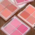 thumbnail image 4 of Four-Color Matte Blush Palette, Long-Lasting Cream Face Makeup for Cheeks & Eyes, Natural Finish Multi-Use Daily Blush, Highly Pigmented, General Audience, 4 of 8
