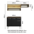 thumbnail image 3 of Cocina Integral Completa Modular Madesa Emilly 165cm MN 02, 3 of 5