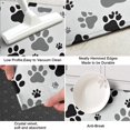 thumbnail image 3 of Grey Dog Paw Footprint Kitchen Rug Mat,Kitchen Runner Rugs Non Skid Washable,Decorative Kitchen Floor Mats for Kitchen,Sink,Laundry,17"X47", 3 of 5