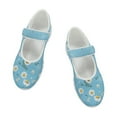 thumbnail image 6 of Psesaysky Women's Single Buckle Casual Shoes Blue Daisy Printed Shoes for Ladies and Big Girls Lightweight Comfortable Walking Shoes, 6 of 7