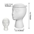 thumbnail image 2 of unbranded 2Ud Modelo Femenina De Espuma Para Exhibir Pelucas Sombreros Y Accesorios, 2 of 8