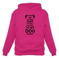 thumbnail image 1 of Tstars Womens Dog Lover Shirt Gift for Dog Owner Leave Me Alone I'm Only Talking to My Dog Today Funny Humor Animal Lovers Shirt Pet Gifts for Her Women Hoodie, 1 of 5