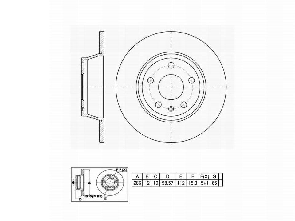 Winstop Brake Kits, Rear WSK718, Audi TT 2009-2008