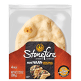 thumbnail image 3 of Stonefire® Original Mini Naan Bread, Soft Authentic Flatbread for Dipping & Pizza, 7.05 oz, 4 Count, 3 of 10