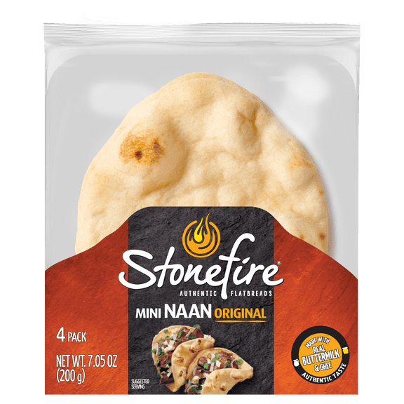 Stonefire® Original Mini Naan, 7.05 oz, 4 Count