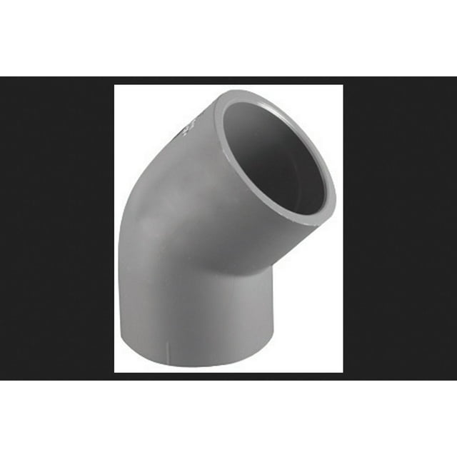 Tubería Charlotte de PVC, 1 pulgada, SCH80, 45°