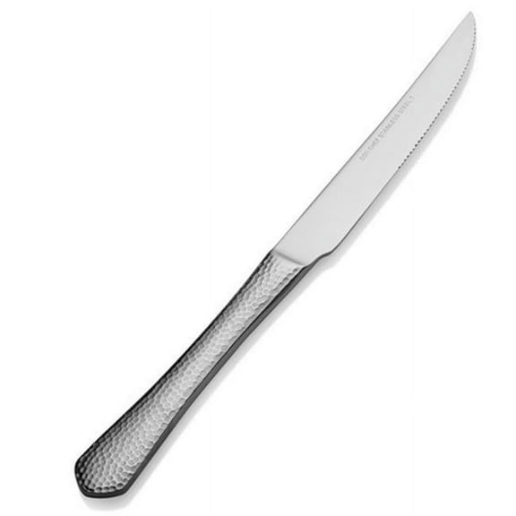 Bon Chef S1215 9.98 in. Reflections Euro Solid Handle Steak Knife, Pack of 12