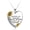 Silver-Sometimes You Forget You're Awesome Necklace, variant on Sunflower Heart Necklace - Inspirational Jewelry Gift for Women, Mom, Daughter, Sister, Best Friend, Girlfriend Birthday Gifts