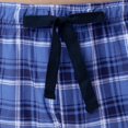 thumbnail image 2 of Pantalón de Pijama de Franela con Forro Polar para Hombre IZOD, Cuadros Azules, 3XL, 2 of 4