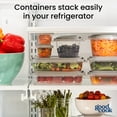 thumbnail image 5 of GoodCook Medium Rectangle Food Storage Container 3 Pack, Made Without BPA, Dishwasher Safe, 5 of 14