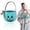 Blue, variant on Halloween Pumpkin Basket 7.9 x 5.12 Inch Pastel Small Pumpkin Basket Trick or Treat Buckets Goodie Candy Gift Bags with Handle for Halloween Exchange Supplies(1Pc,Pink)