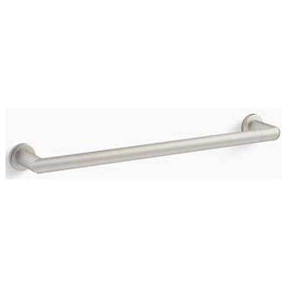 Open Box Kohler K-97878-BN 18 in. Kumin Towel Bar - Vibrant Brushed Nickel