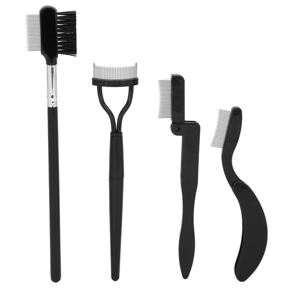 Peine plegable para cejas, 4 piezas plegable para cejas, moldeador de pestañas, peine para cejas diseñado con precisión