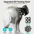 thumbnail image 4 of SweetLF Head Shavers for Bald Men, 8D Rotary Detachable Balder Shavers 6-in-1, IPX7 Waterproof Dry Wet Rechargeable Electric Razor Grooming Kit for Men, 4 of 9