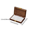 thumbnail image 2 of Watercolor Paint Box Wood Empty Palette Box Folding Paint Tray Portable Travel Paint Case for Acryli, 2 of 5