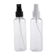 thumbnail image 5 of 4pcs 100ML Botella de espray de plástico vacía para maquillaje y cuidado de la piel Uso de viaje recargable (botellas transparentes con rociador blanco), 5 of 5