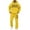 Yellow&1080, variant on CONFREE Mens Sweatsuit 2 Peice Sets Lined Sweat Suit for Men Letter Graphic Y2K Hoodies Sweatpants Outfits Warm Fall Winter Track Suits Set