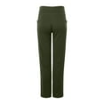 thumbnail image 7 of COMVALUE Women's Yoga Pants Wide Leg wiht Pockets High Waist Stretch Loose Casual Lounge Sweatpants (Army Green, S), 7 of 7