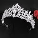 thumbnail image 3 of KAKOWELY Tocado de boda para fiesta de cumpleaños, tiara brillante para niña, corona con forma de rama, tocado, 3 of 4
