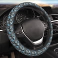 thumbnail image 6 of Bingfone Blue Excavator Steering Wheel Cover - Universal 15 Inches Car Steering Wheel Covers Grip Auto Internal Accessories, 6 of 6