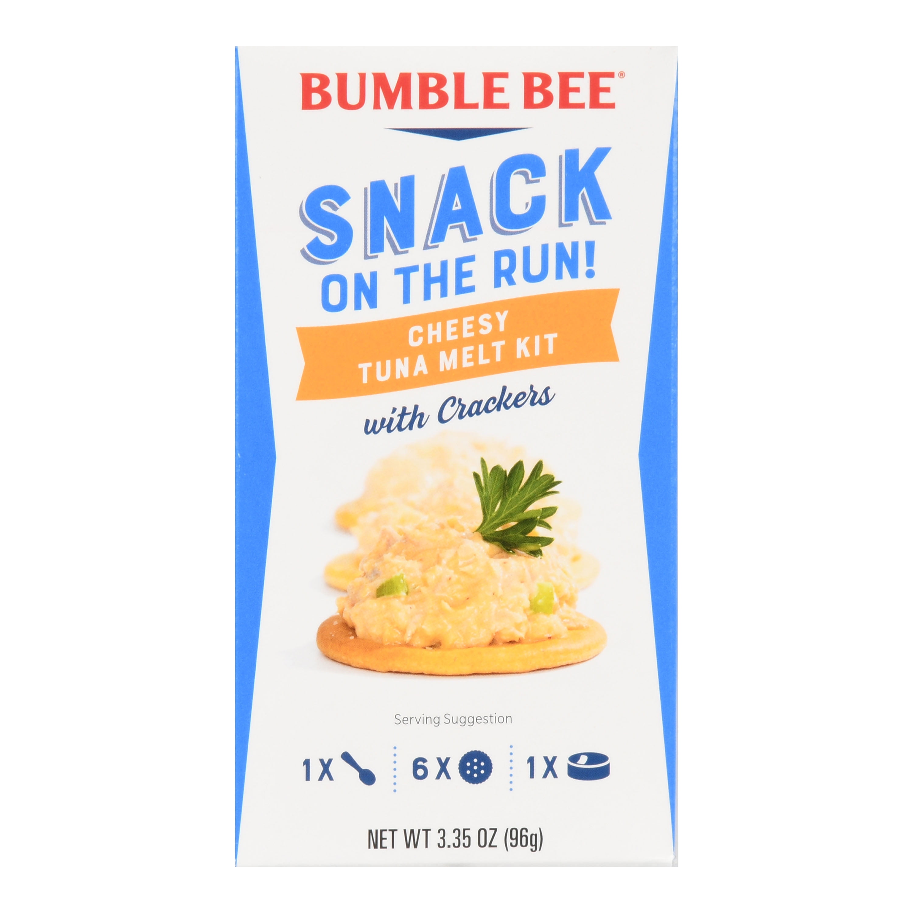 Bumble Bee Snack On The Run! Cheesy Tuna Melt with Crackers, 3.5 oz