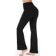 thumbnail image 3 of Pantalones de yoga para mujer con bolsillos, pantalones de entrenamiento de cintura alta para mujer, pantalones de trabajo con corte pirata, pantalones de vestir, 3 of 6