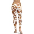 thumbnail image 3 of Realistic Cow Print Leggings Size: M for Women | FIERCEPULSE, 3 of 5