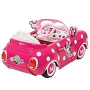 Huffy 6V Disney Minnie Mouse Convertible Ride-On Car with Remote Control, Ages 3-7, Kids, Pink