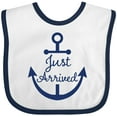 thumbnail image 3 of Inktastic Just Arrived Nautical Anchor Boys or Girls Baby Bib, 3 of 4