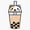 1pcs, variant on Cute Kitty Cat Boba Bubble Tea Sweet Milk Tapioca Pearl Feline Drink Decal For Girls Water Bottle Sticker