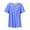 Sky Blue, variant on Patlollav Womens Tops Plus Size Short Sleeve V-Neck Shirts