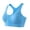 AB286 Sky Blue, variant on Front Closure Seamless Yoga Bra For Women Non Padded Wirefree Support Bra Lightweight Comfort Bralette For Everyday Wear