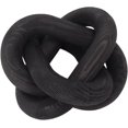 thumbnail image 1 of Chain Link Decor, Safe 3 Link Wood Link Ornament for Living Room (Black), 1 of 8