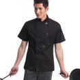 thumbnail image 2 of Chaqueta de cocinero Hugo para hombre negro XL, 2 of 10