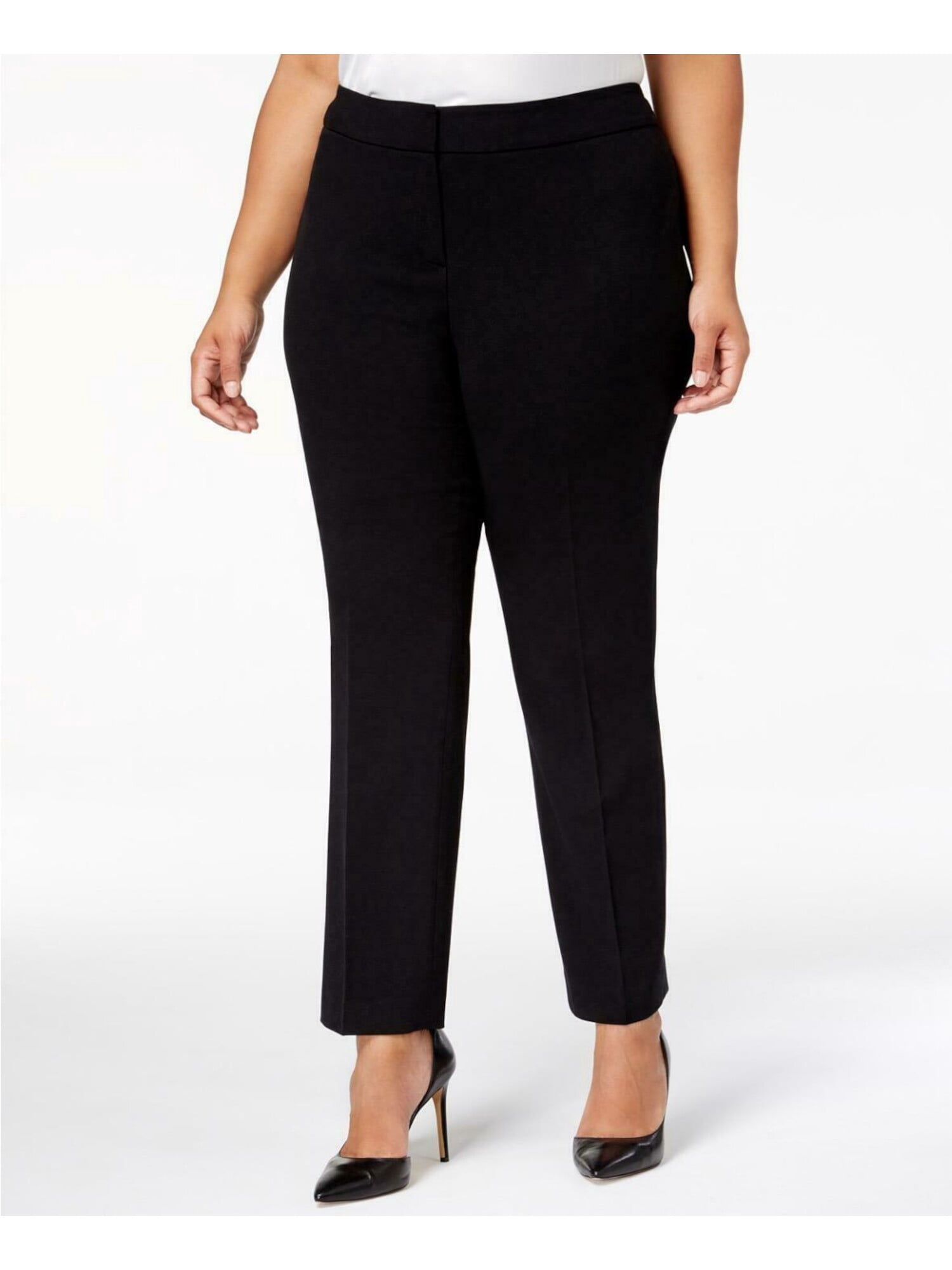 Womens Black Straight leg Pants 