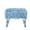 Forget Me Not, variant on SSyao Fluffy Mongolian Faux Fur Ottoman Bench for Modern  Living Room Home Decor Gifts,Lilas